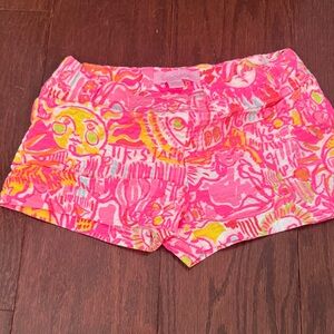 Lilly Pulitzer Pink and Yellow Kids Skort